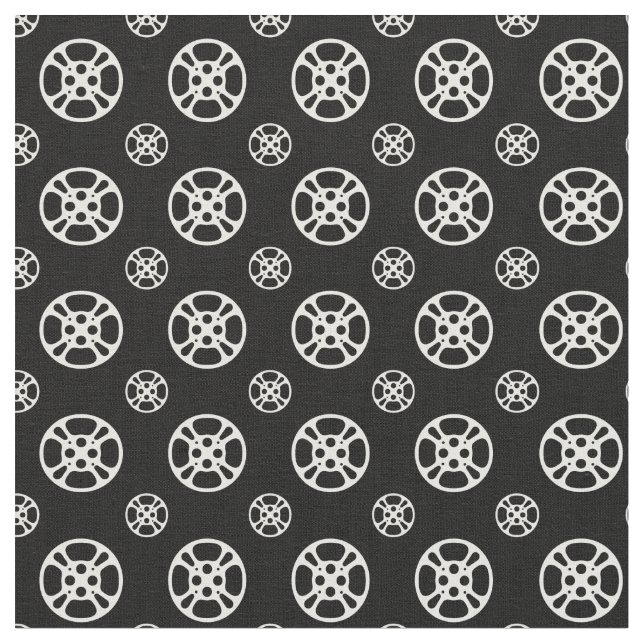 Film Reel Pattern Fabric (Close Up)