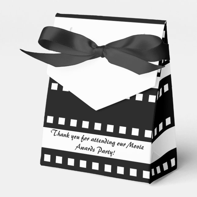 "Film Reels" Favours Favor Box (Front Side)