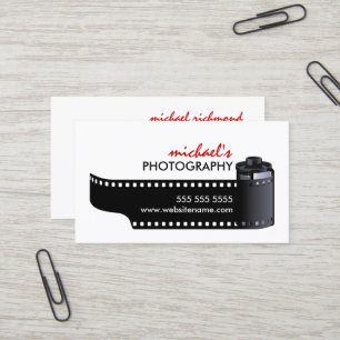 Film Roll Photography Business Card