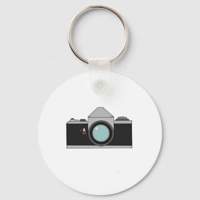 Film SLR Camera Keychain (Front)