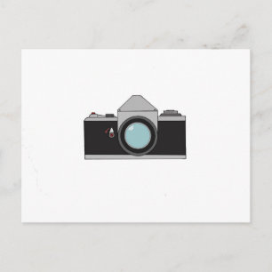 Film SLR Camera Postcard