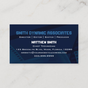 Film Spring Blue Business Card