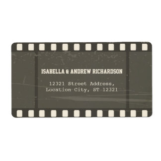 Film Strip Address Label