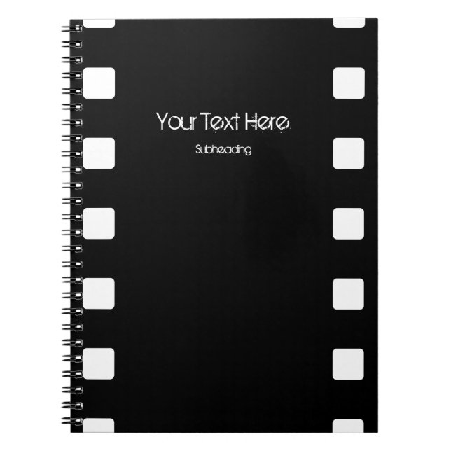 Film Strip Custom Notebook (Front)