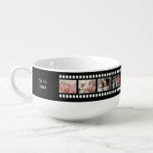 Film Strip Personalized DIY 10 Images and Text Soup Mug (Right)