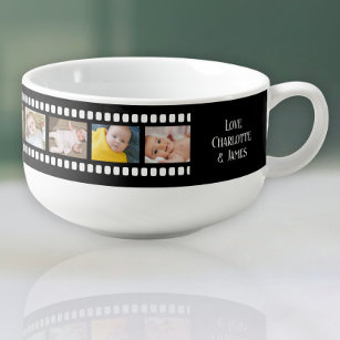 Film Strip Personalized DIY 10 Images and Text Soup Mug