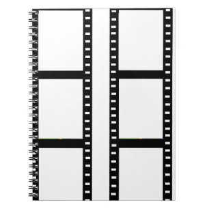 "film strip" photo collage notebook