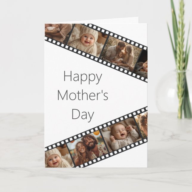 Film Strip Photo Mother's Day Card (Front)