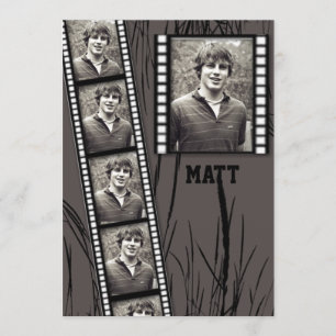 Film Strip Photo Panel Graduation Announcement