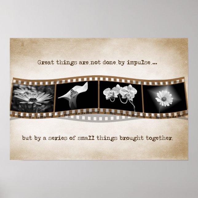 Film strip with quote poster (Front)