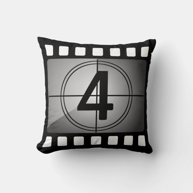 Film Throw Pillow (Front)
