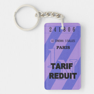 Film Ticket Keyring