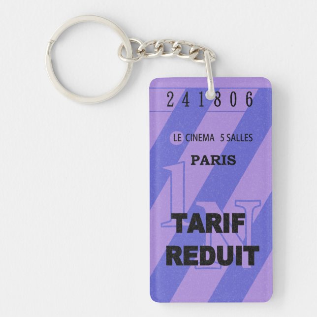 Film Ticket Keyring (Front)