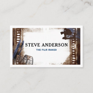 Filming Business Movie Director Photographer  Card