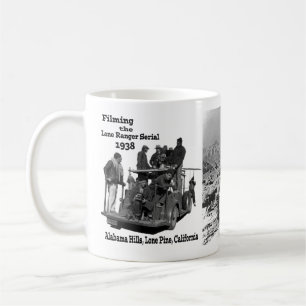 Filming the 'Lone Ranger Serial' 1936 Coffee Mug