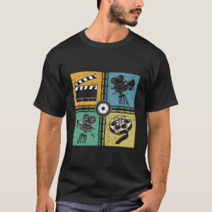 Filmmaker Actor Director Film Camera Cinema Lover T-Shirt