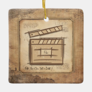 Filmmaker, actor, film director producer gift idea ceramic ornament