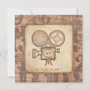 Filmmaker, actor, film director producer gift idea invitation