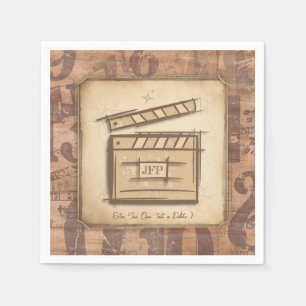 Filmmaker, actor, film director producer gift idea napkin