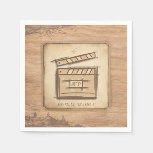 Filmmaker, actor, film director producer gift idea napkin