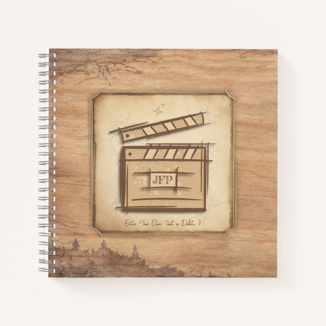 Filmmaker, actor, film director producer gift idea notebook (Front)