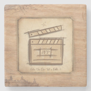 Filmmaker, actor, film director producer gift idea stone coaster