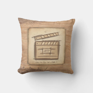 Filmmaker, actor, film director producer gift idea throw pillow