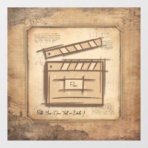 Filmmaker, actor, film director producer gift idea window cling