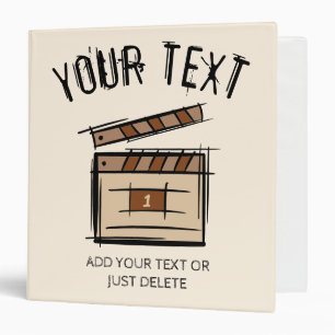 Filmmaker / actor gift idea. Director, producer. Binder