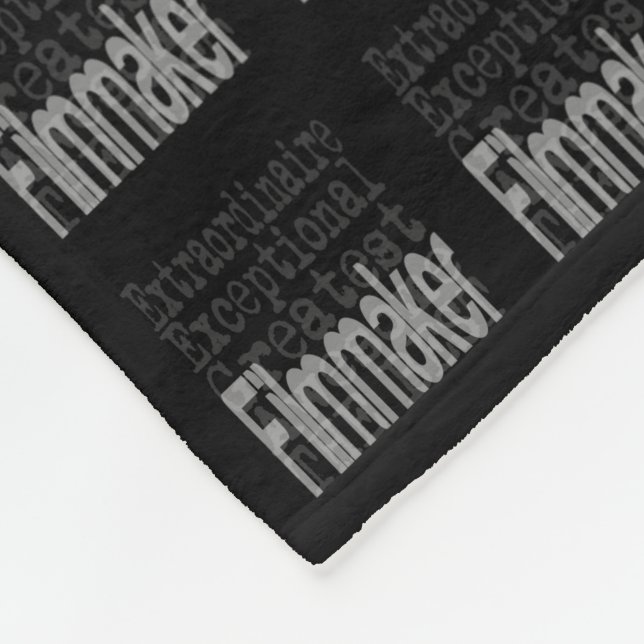 Filmmaker Extraordinaire Fleece Blanket (Corner)