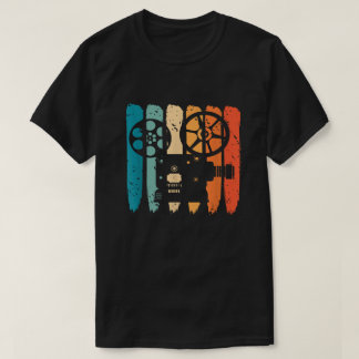 Filmmaker Retro Film Director Cinematographer  T-Shirt