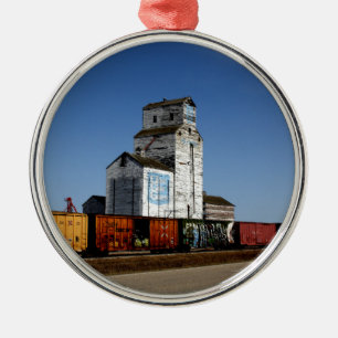 Filmore Grain Train Metal Ornament