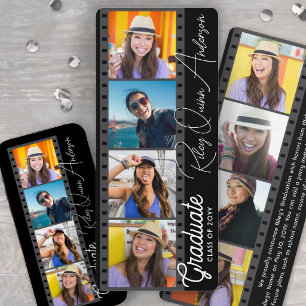 Filmstrip Collage Photo Booth Snapshots Graduation Announcement