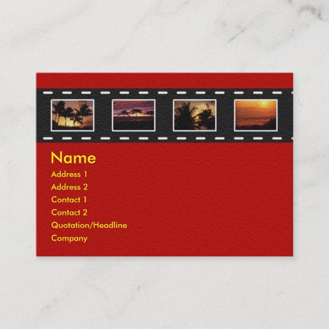 Filmstrip Profile Card (Front)