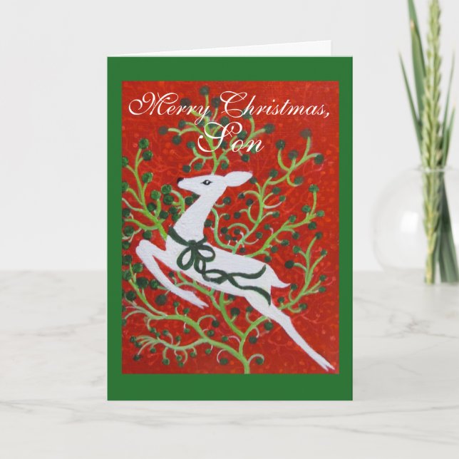 Fils, carte de Noël (Devant)