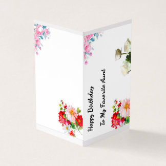 Fils d'anniversaire à la tante préférée