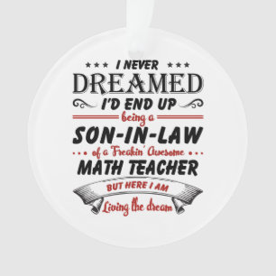 Fils Dans La Loi De Magnifique Enseignant Math