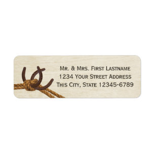 Fils de fer à cheval et noeud de corde