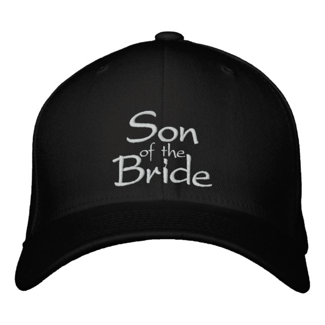 Fils de la mariée Casquette Mariage brodé (Devant)