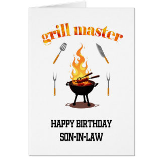 Fils En Droit Grill Master Anniversaire
