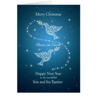 Fils et son partenaire, Doves de la Paix Noël