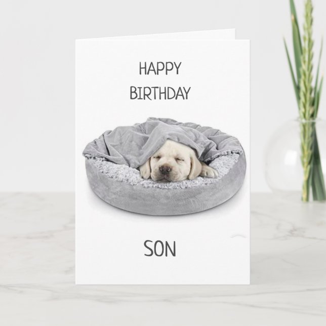 FILS L'ANNIVERSAIRE ! CARTE (Devant)