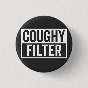 filter Coughy 1 Inch Round Button
