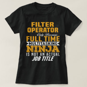 Filter Operator T-Shirt