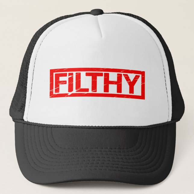 Filthy Stamp Trucker Hat (Front)