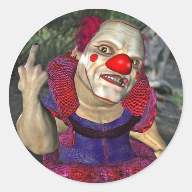 Filthy the Clown Classic Round Sticker (Front)