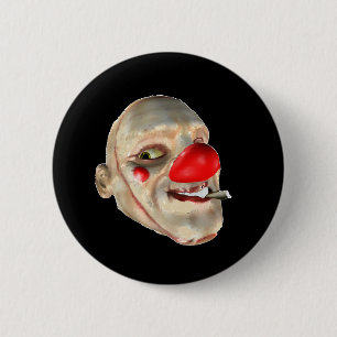 Filthy the Clown - face closeup 2 Inch Round Button