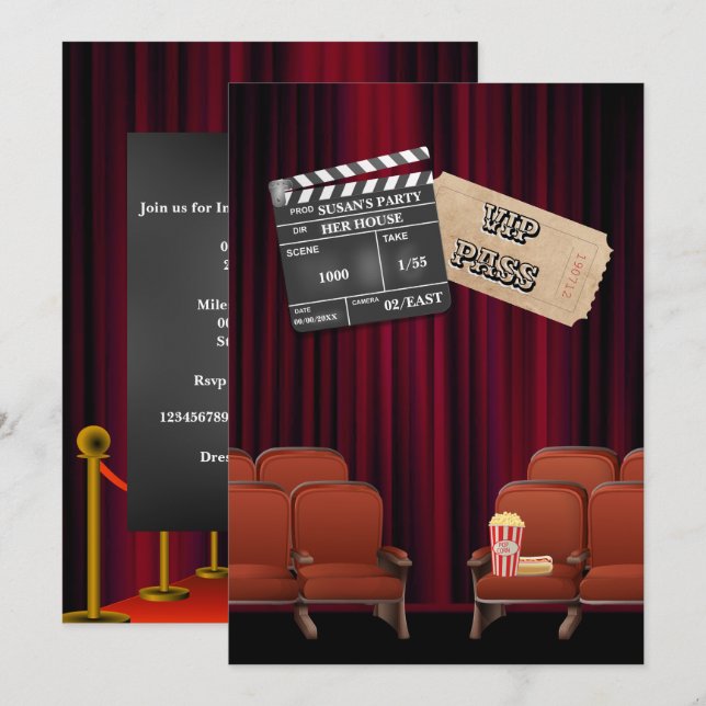 Filtrage de la carte de camionnette pour pop-corn  (Devant / Derrière)