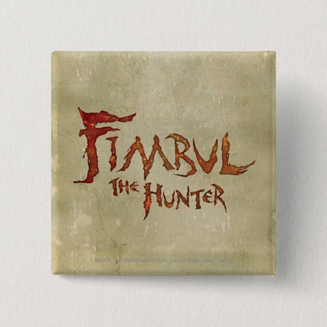 Fimbul The Hunter 2 Inch Square Button (Front)