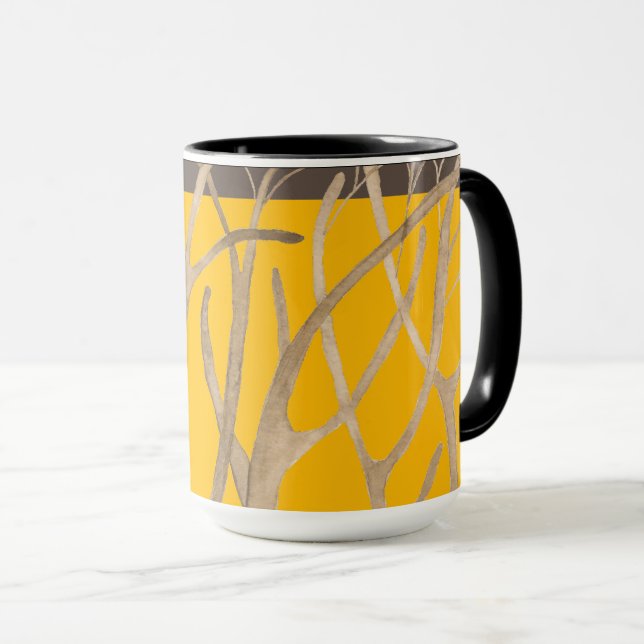 Fin automne sur 15 oz. Mug combiné (Y) (Devant droit)
